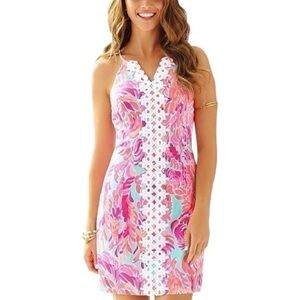 EUC Lilly Pulitzer Pearl Shift dress in Love Birds